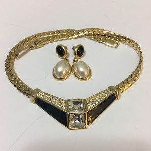 PARKLANE NECKLACE AND NAPIER EARRINGS